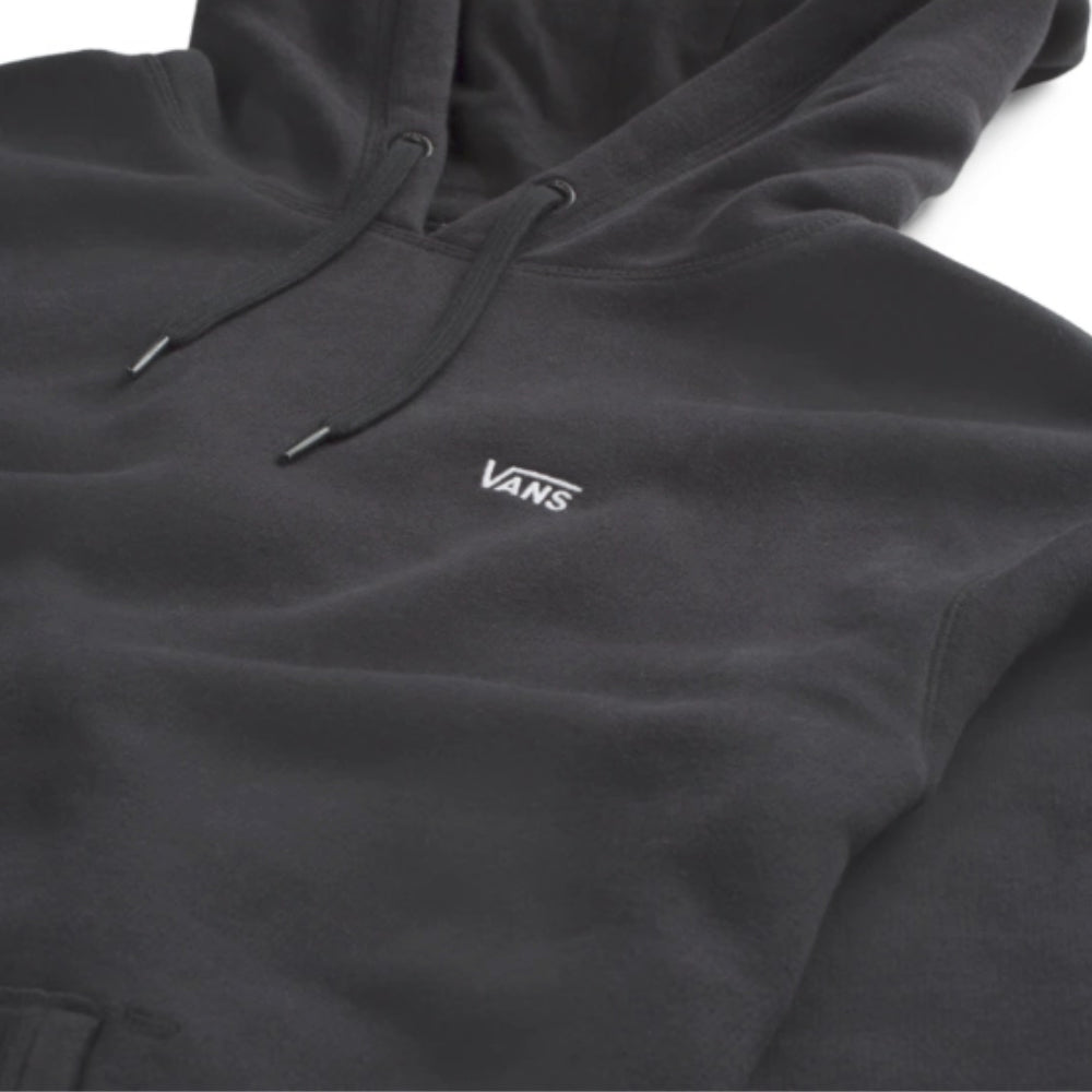 Vans Comfycush Pullover Hoodie Black Close Up Logo