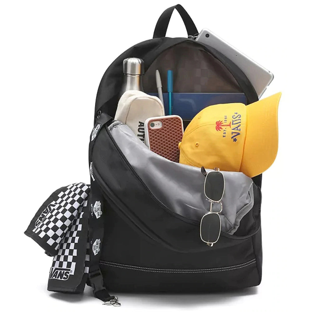 Vans Construct Backpack Black / White Cordura® - Bags Fully Stacked