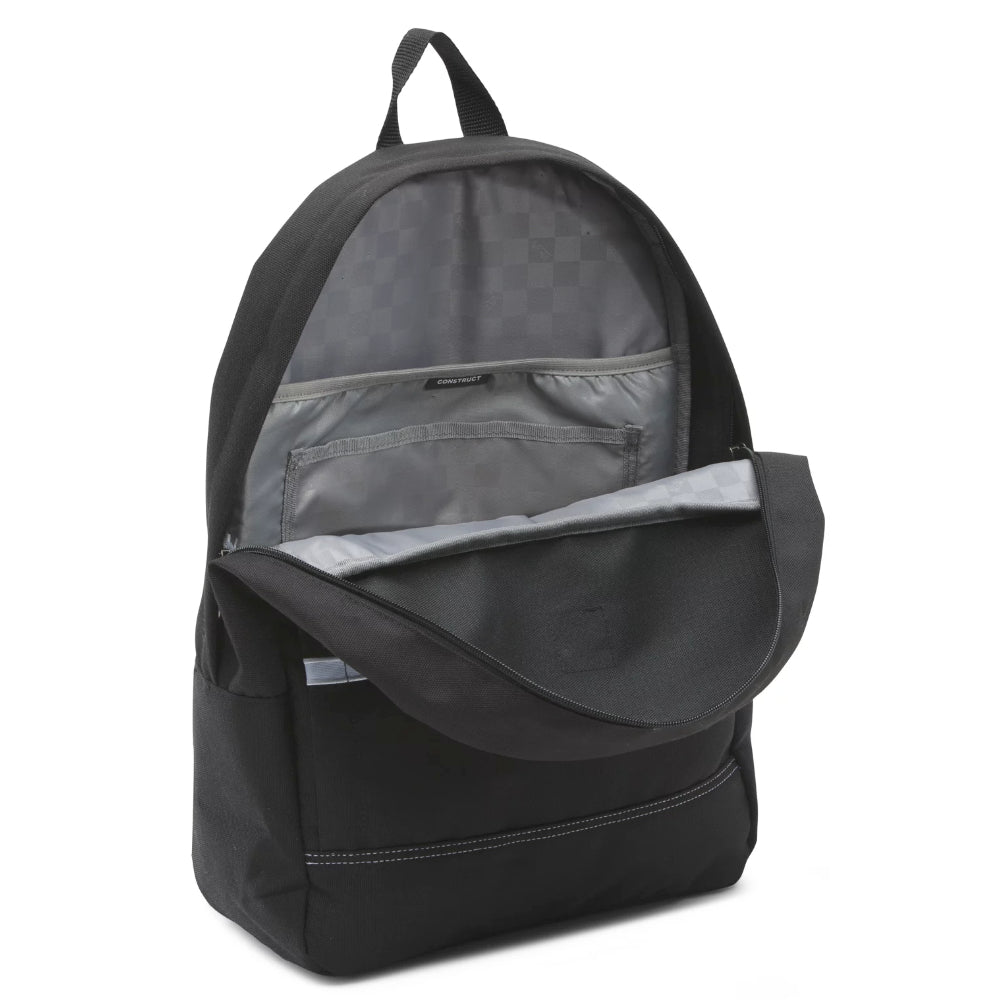 Vans Construct Skool Backpack Black / White - Bags Inside