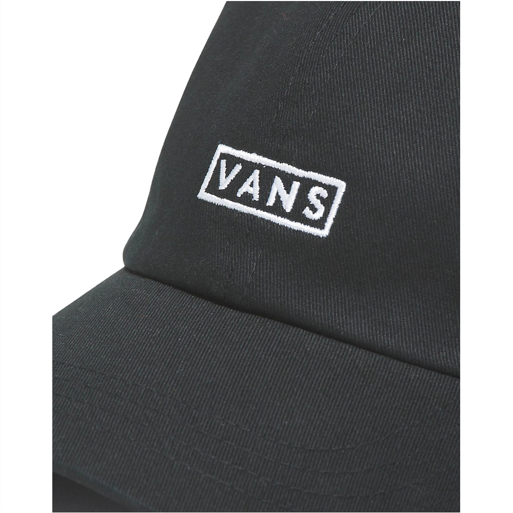 Vans Curved Bill Jockey Cap Black Close Up