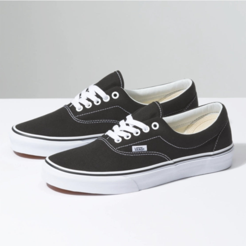Vans Era Black Shoes Pair