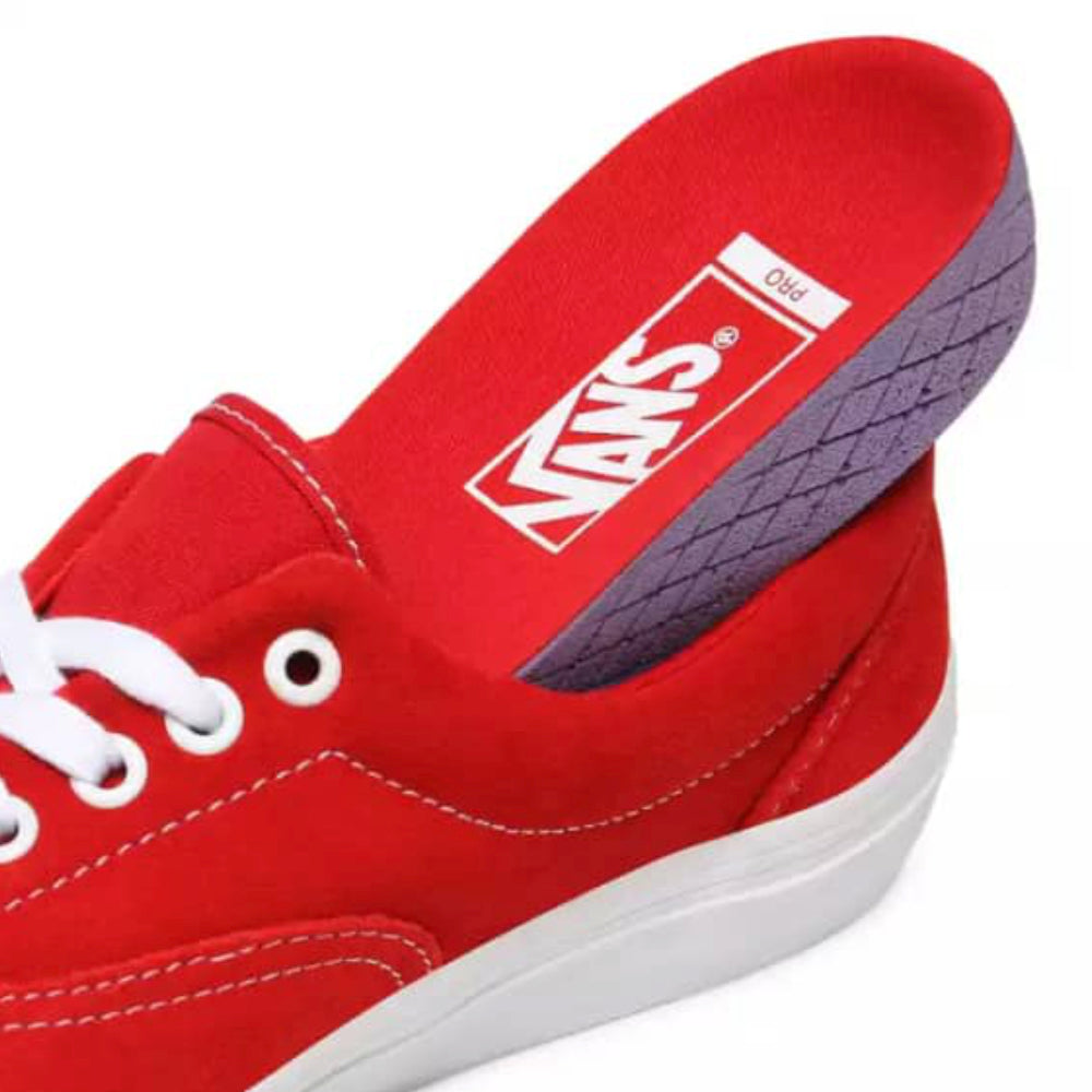 Vans Era Pro Red / White- Shoes Pop Cush Insole
