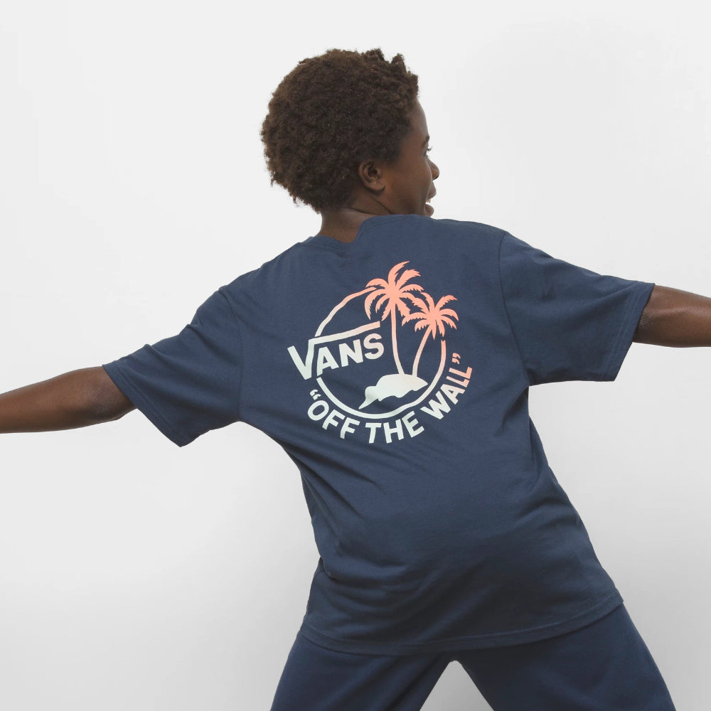 Vans Kids Mini Dual Palm 2 Dress Blues Melon T-Shirt