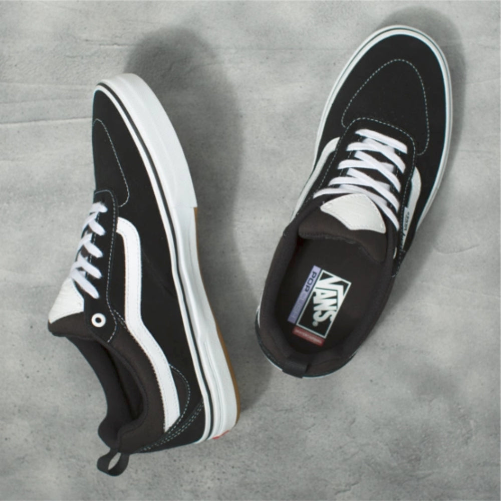 Vans Kyle Walker Black / White Shoes Pop Cush Insole