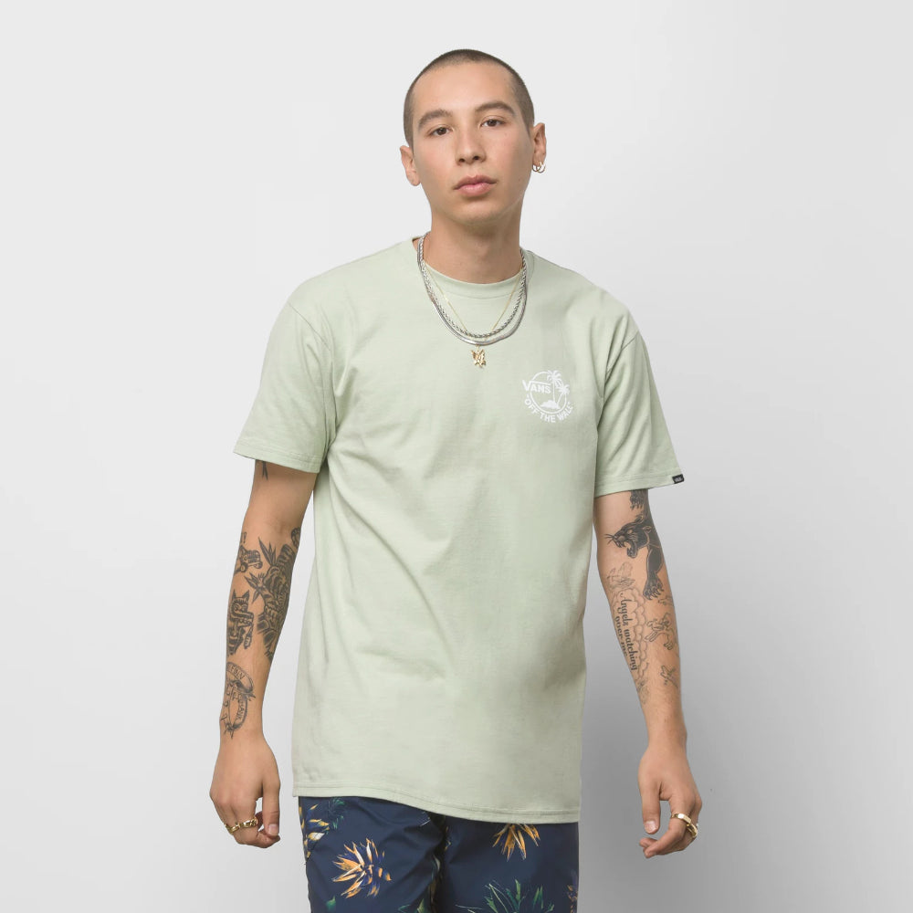 Vans Mini Dual Palm 2 Celadon Green White - Shirt