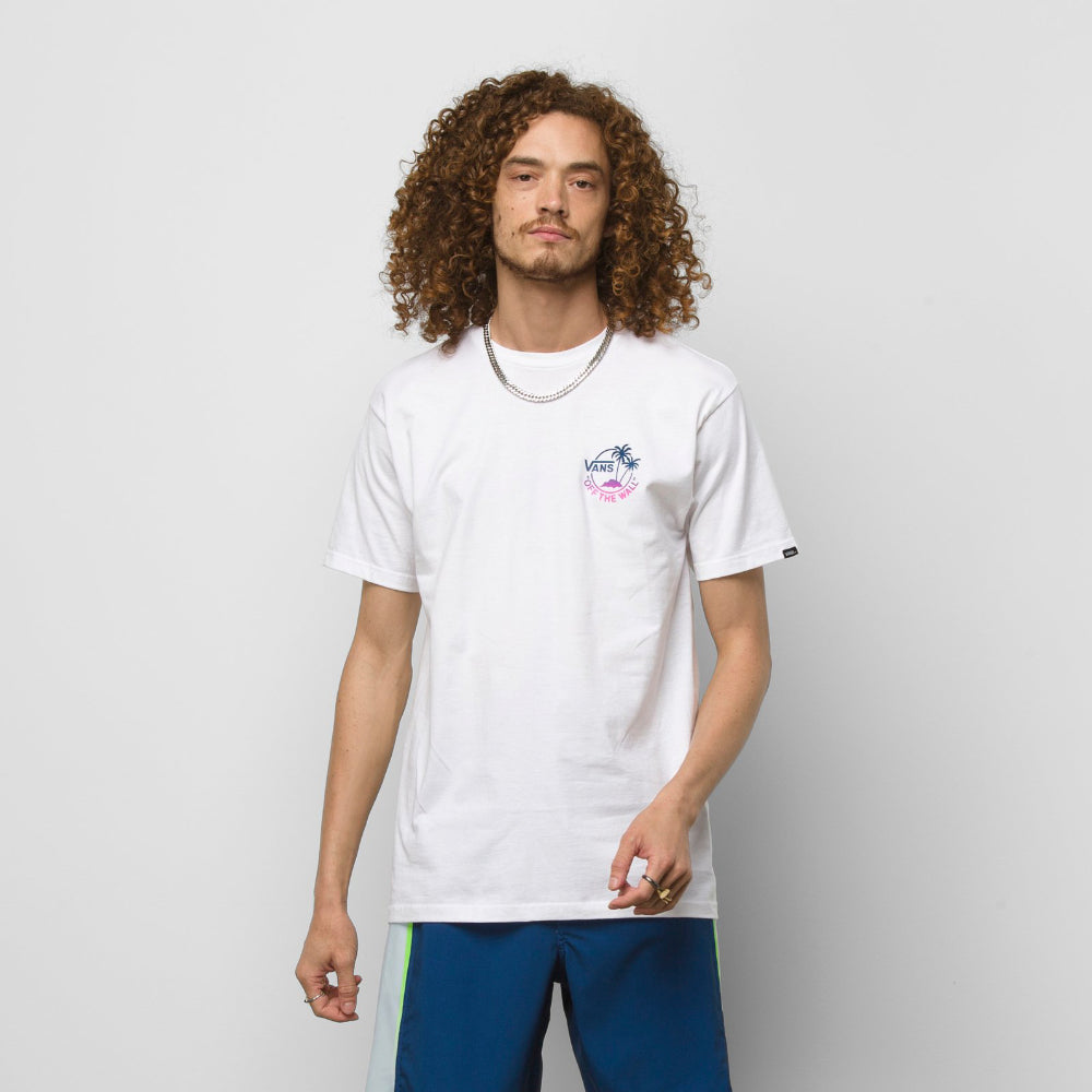 Vans Mini Dual Palm 2 White Pink Glow - Shirt
