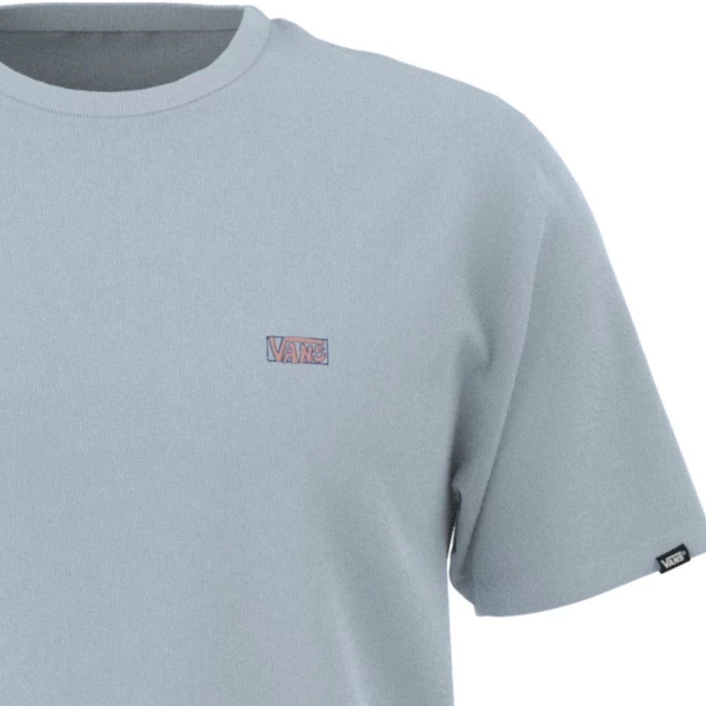 Vans Off The Wall Color Multiplier Classic T-Shirt Ballad Blue Close Up