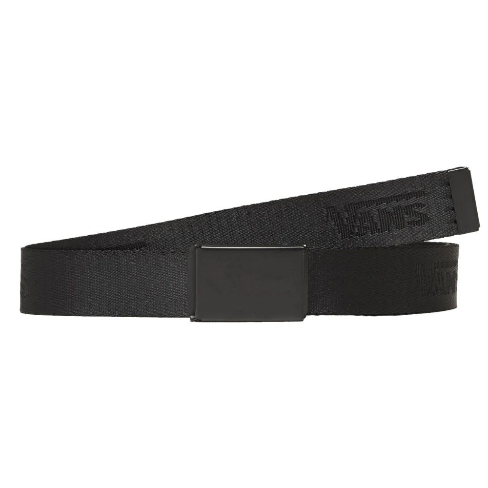 Vans Off The Wall Web Black - Belt Flat View