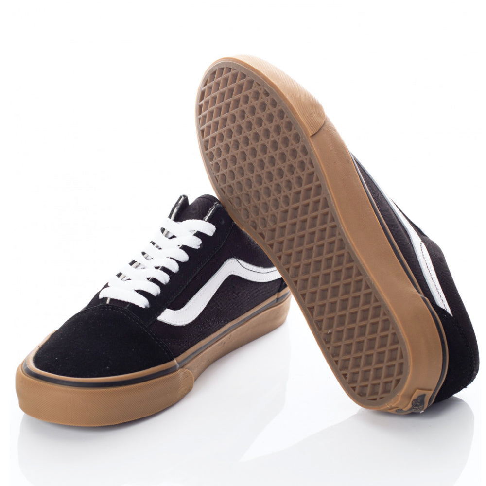 Vans Old Skool Gumsole Black Medium Gum - Shoes Crossed Outsole