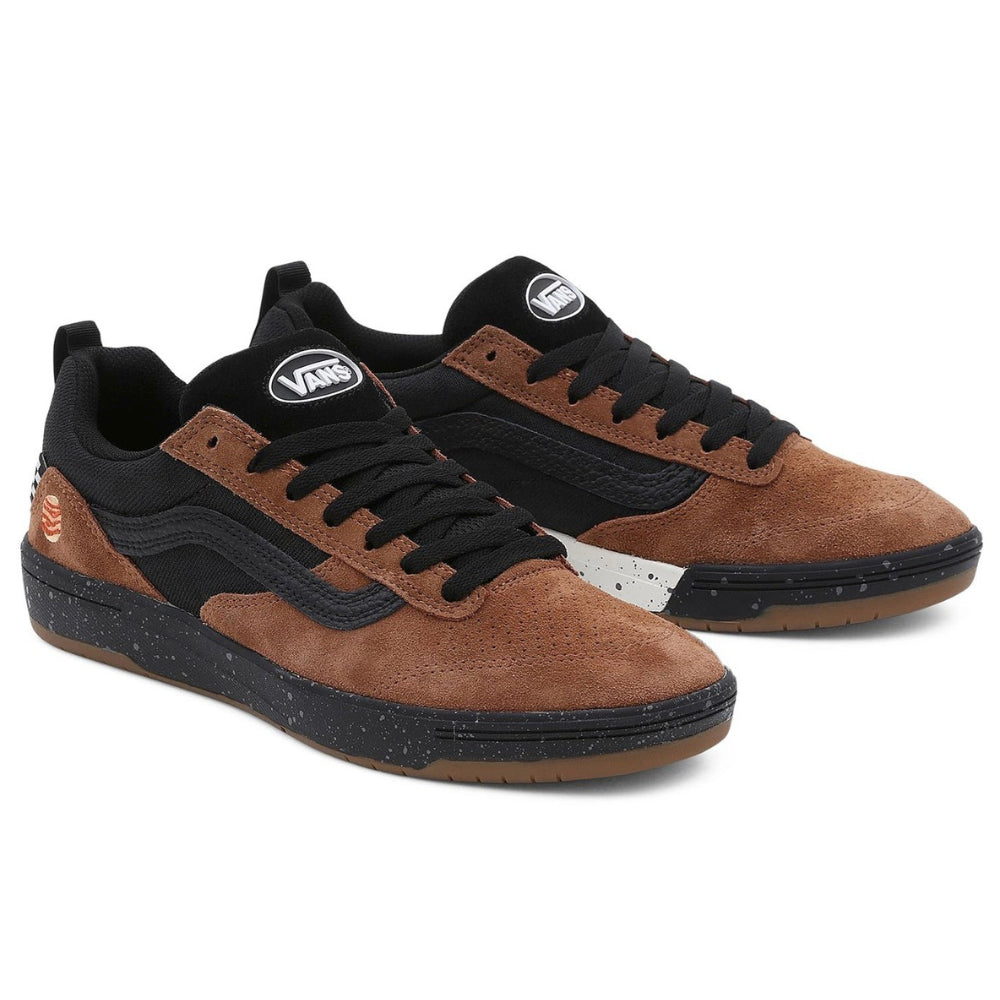 Vans Skate Zahba Zion Wright Brown / Multi - Shoes Pair