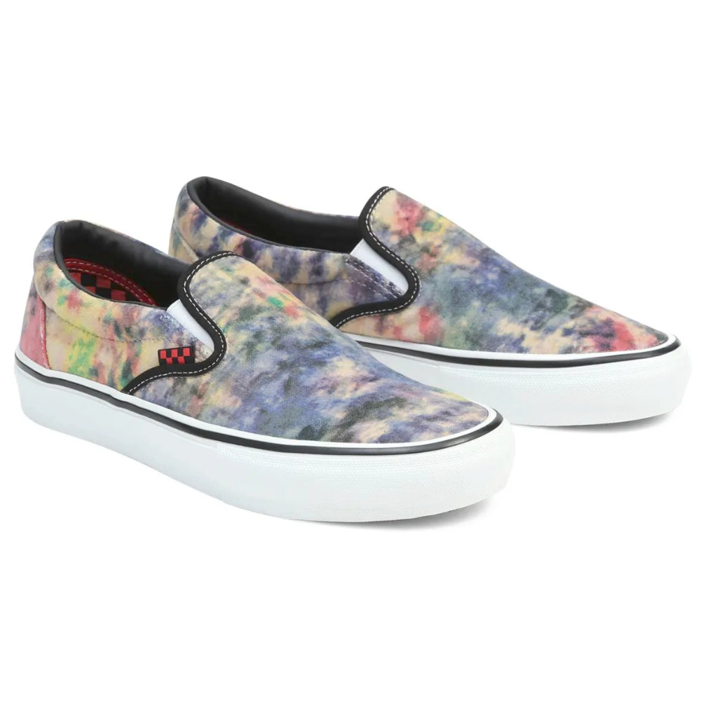 Vans Slip-On Skate Tie-Dye Terry Shoes Pair