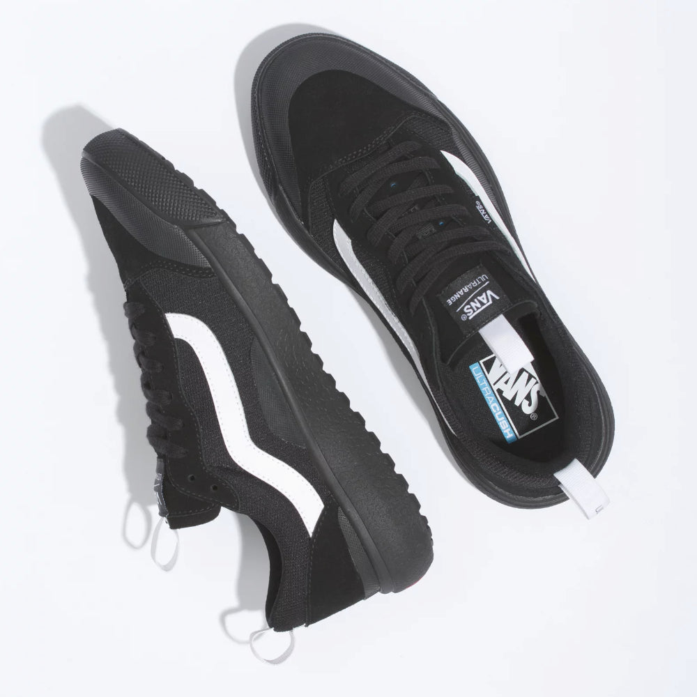 Vans Ultrarange EXO SE Black - Shoes Side And Top View Ultracush