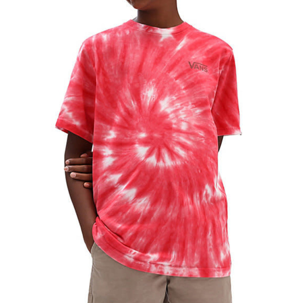 Vans Youth Burst Tie Dye Chili Pepper T-Shirt Front
