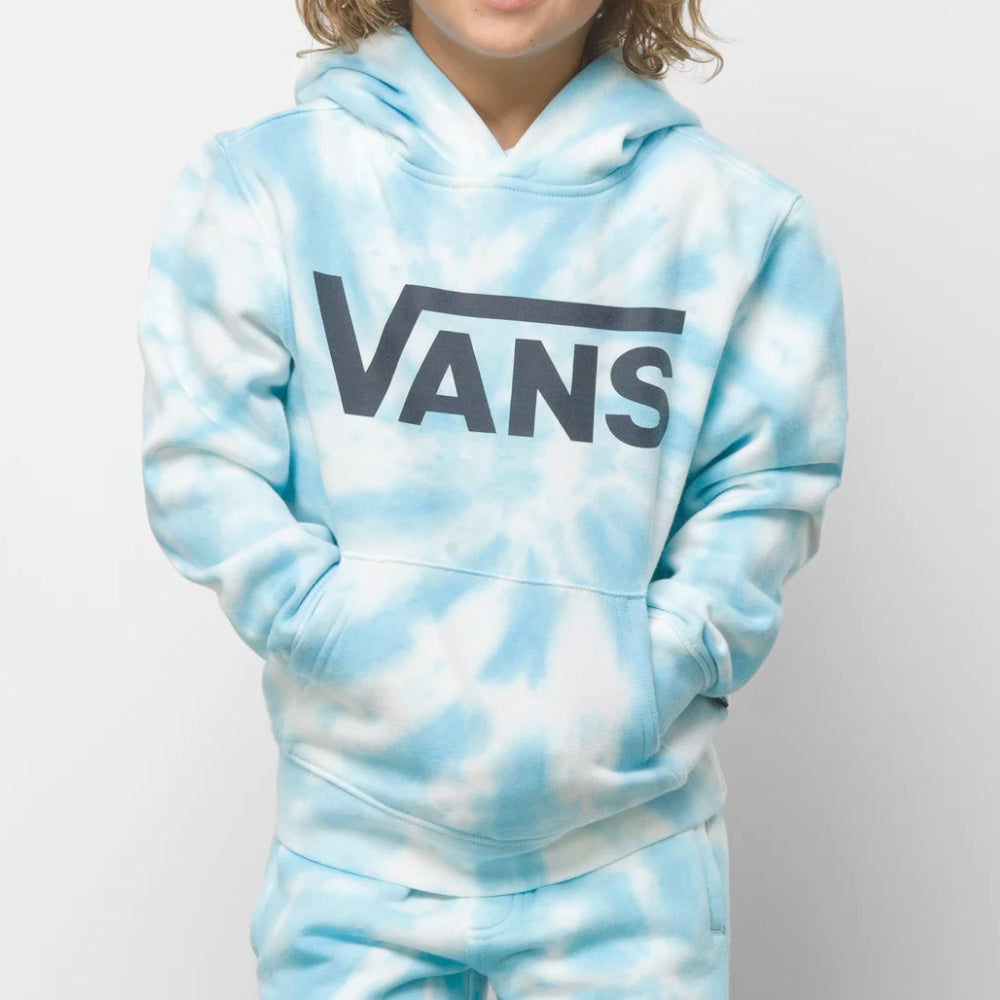 Vans Youth Burst Tie Dye Pullover Hoodie Aquatic