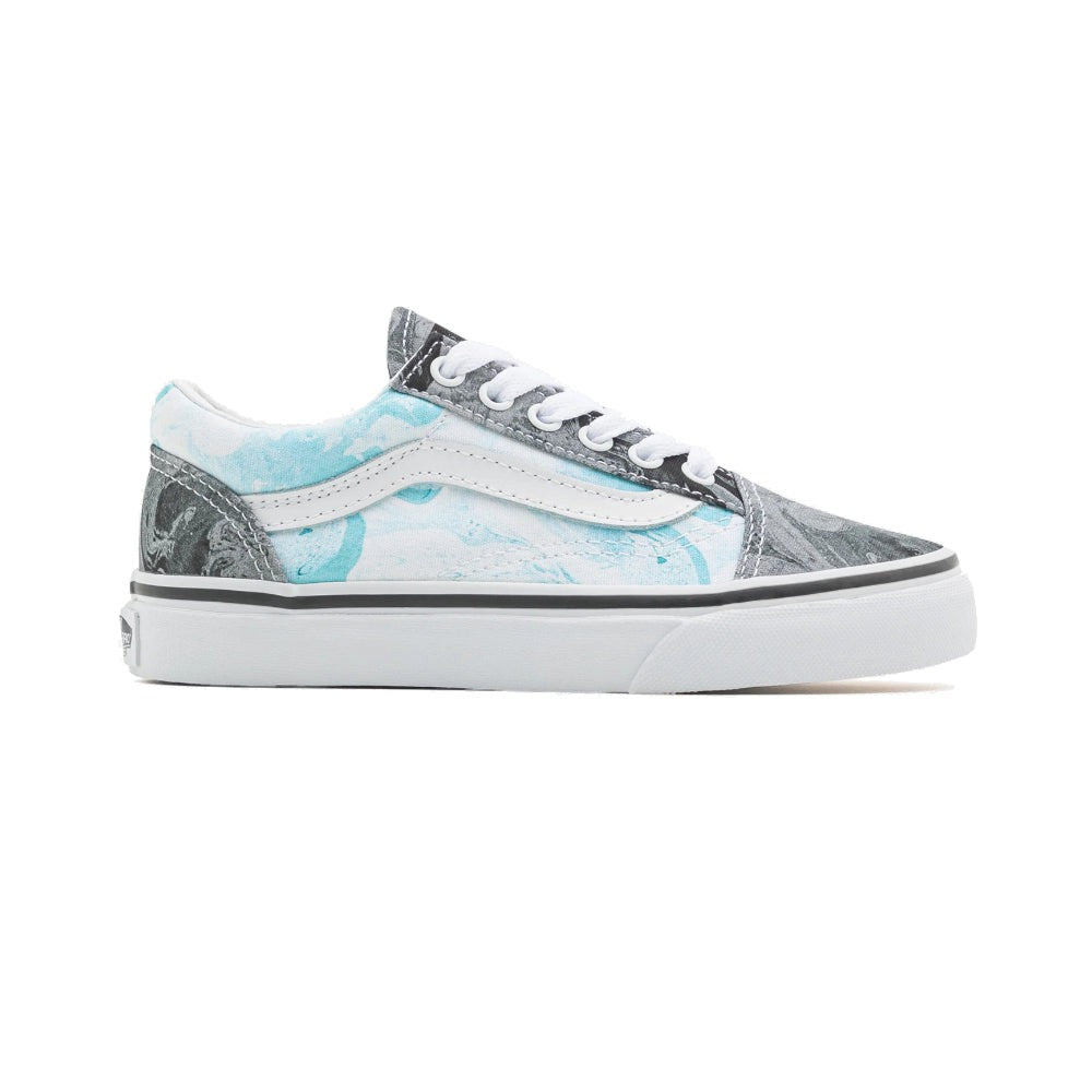 Vans Youth Old Skool Marble Black / Grey - Shoes