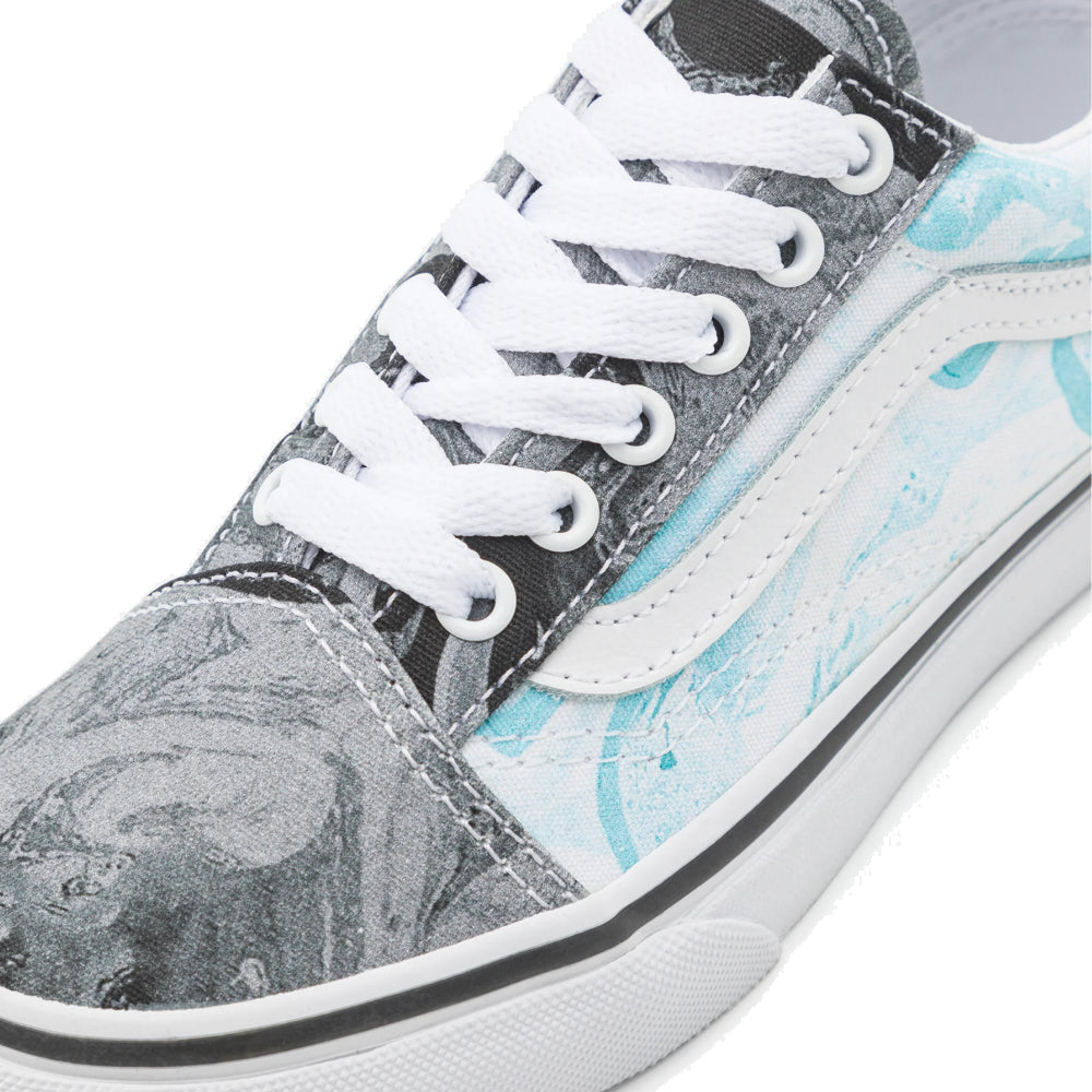 Vans Youth Old Skool Marble Black / Grey - Shoes