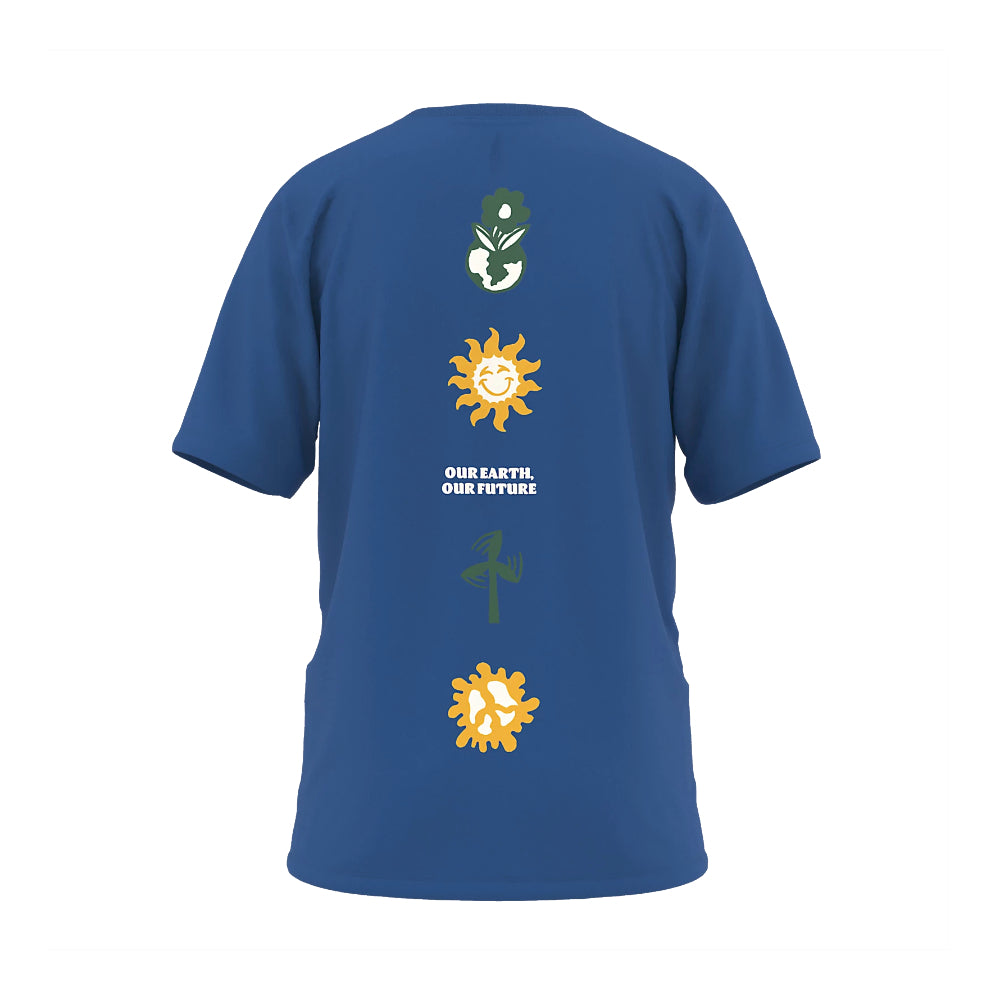 Vans Youth Positivity T-Shirt True Blue Back