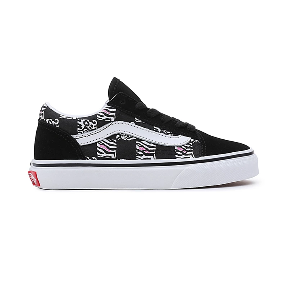 Vans Youth Old Skool Zebra / Daze / Black - Shoes Side