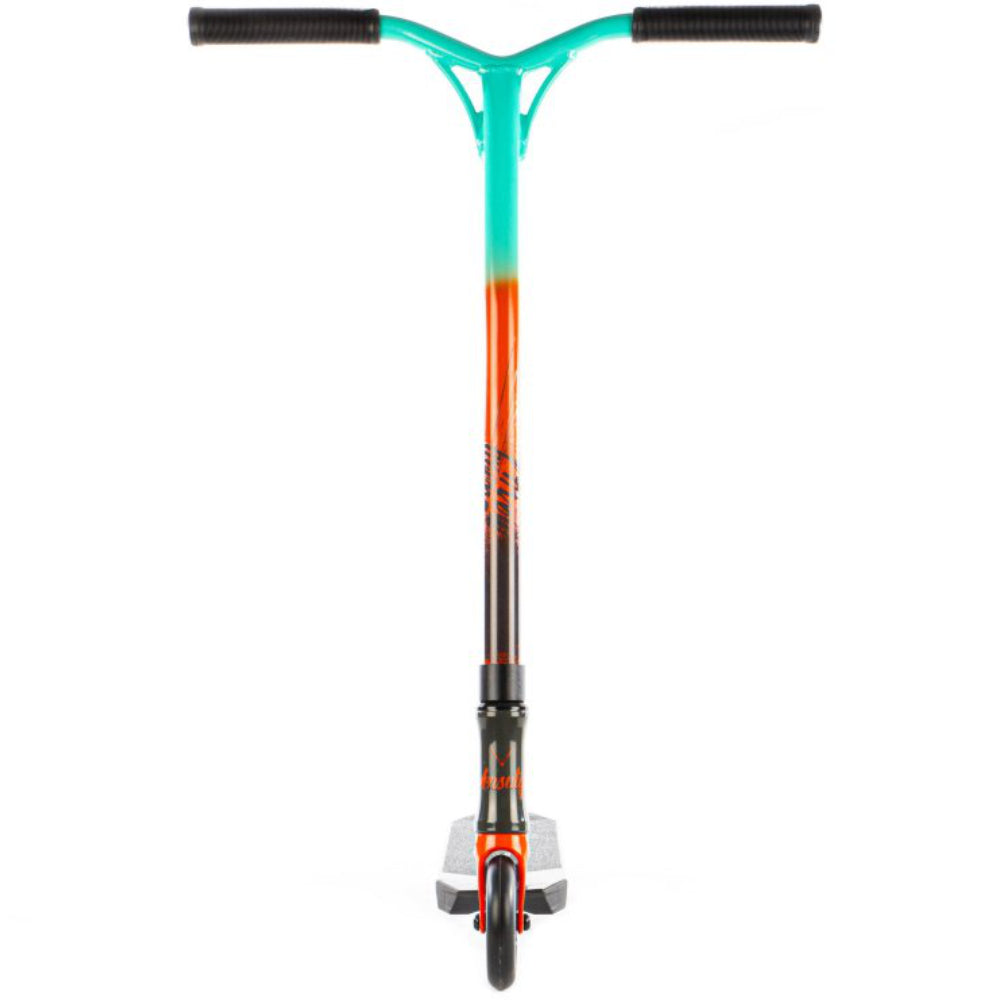 Versatyl Bloody Mary V2 Lightest Park Scooter Complete Orange Blue Black Front Aluminium Bars