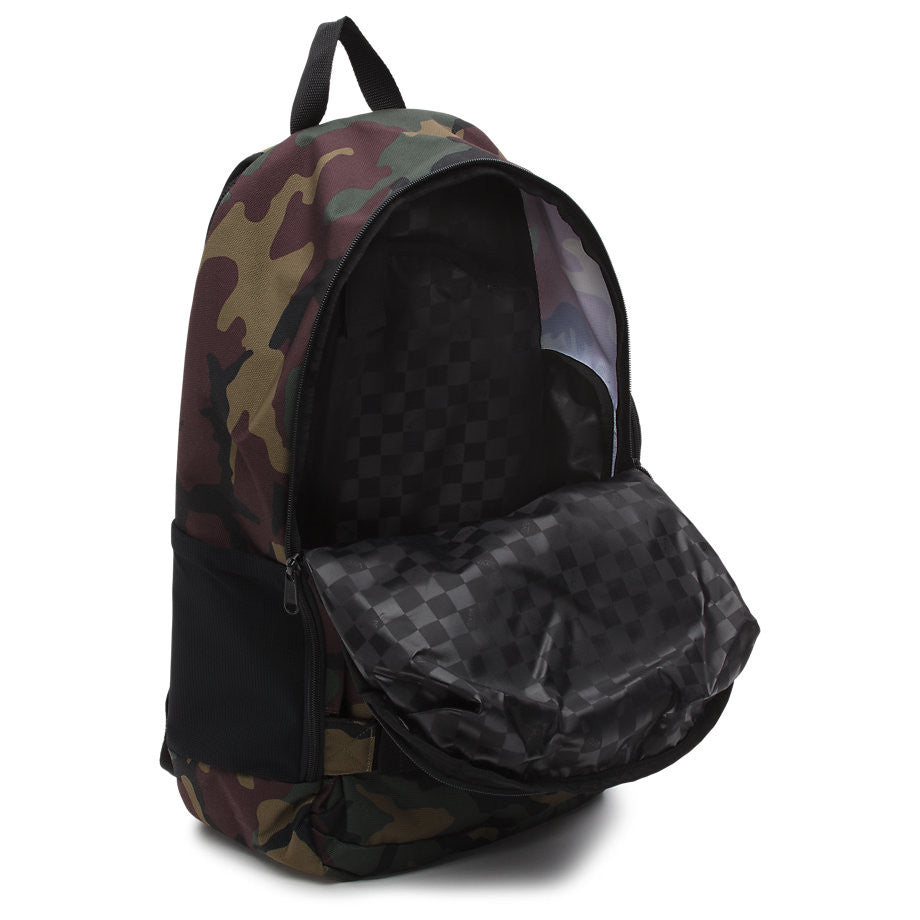 Vans Transient Skatepack, Backpack, Classic Camo, Open