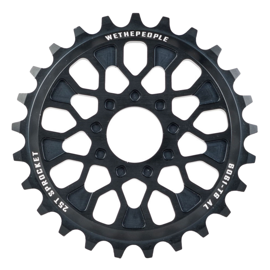 We The People Pathfinder 25T - BMX Sprocket Black