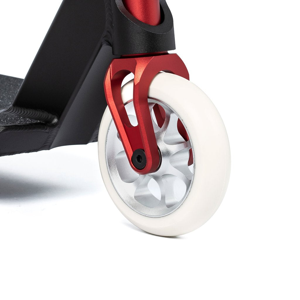 Tilt Theorem - Scooter Complete Fork Wheel Close Up