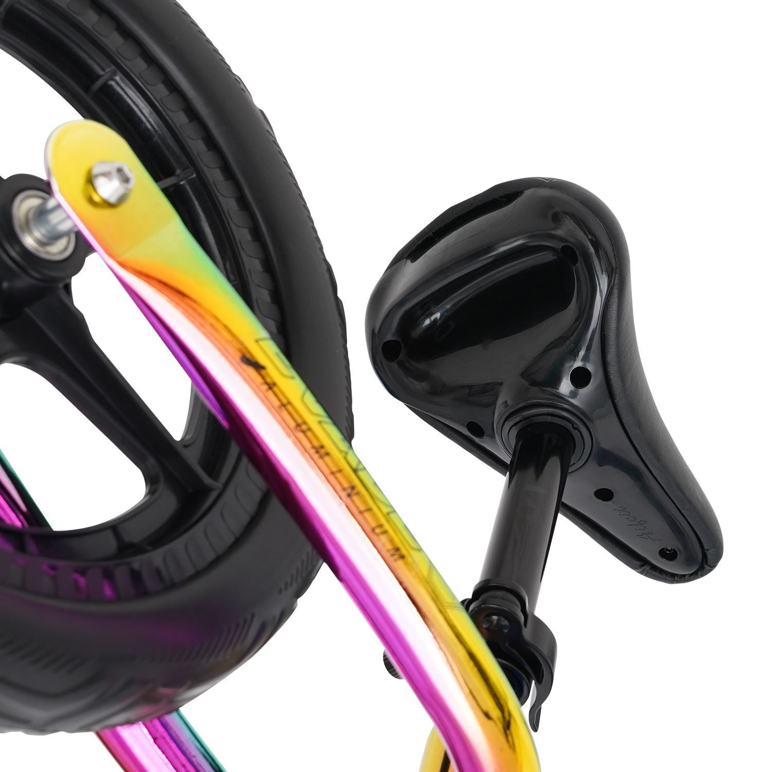 Sullivan Evade 12in - Balance Bike Neo Black Tube Close Up