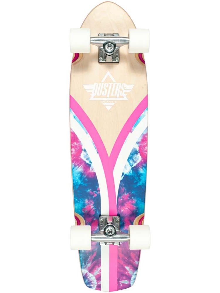 Dusters Flashback Checker Tie Dye 31.1" - Cruiser Complete Bottom Deck