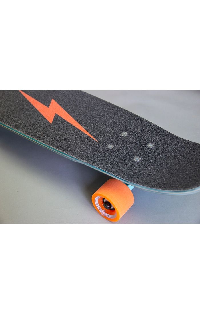 Dusters Bird Bolt Teal 25" - Cruiser Complete Griptape Close Up
