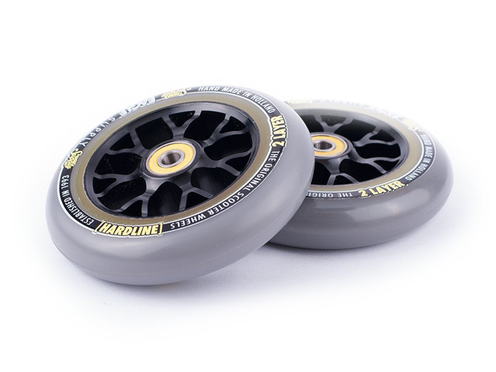 Eagle X6 Black Core 2 Layers Hardline Sewercaps (SINGLE) - Scooter Wheel