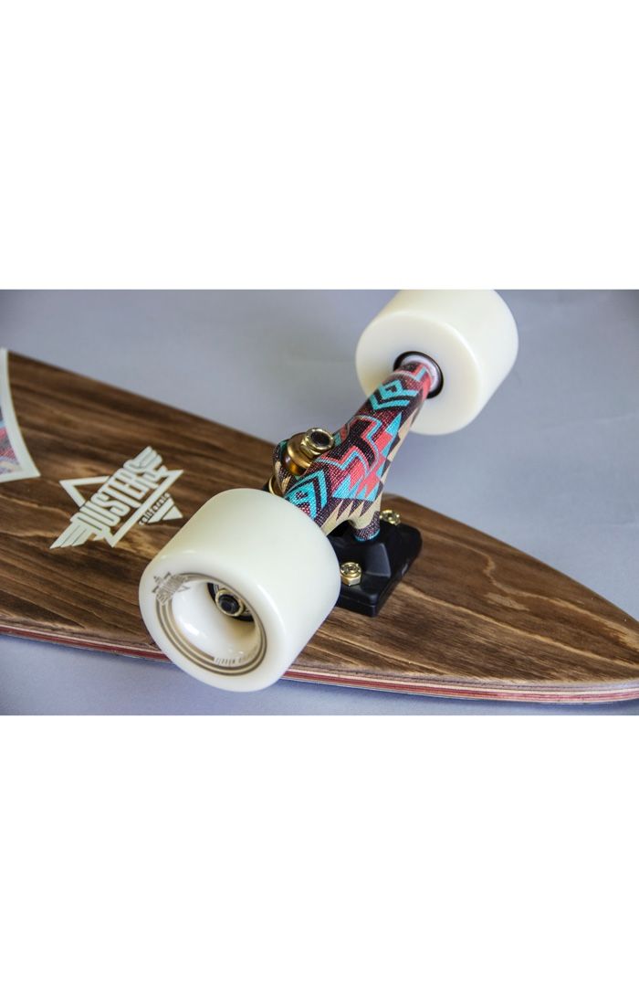 Dusters Cruisin Nomad Multi 37" - Longboard Complete Trucks Design Close Up