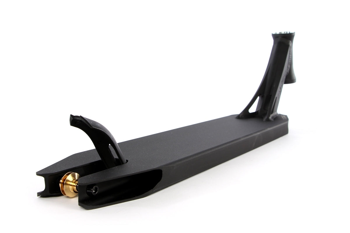 Ethic DTC Artefact V2 - Scooter Deck Black Angle Back View