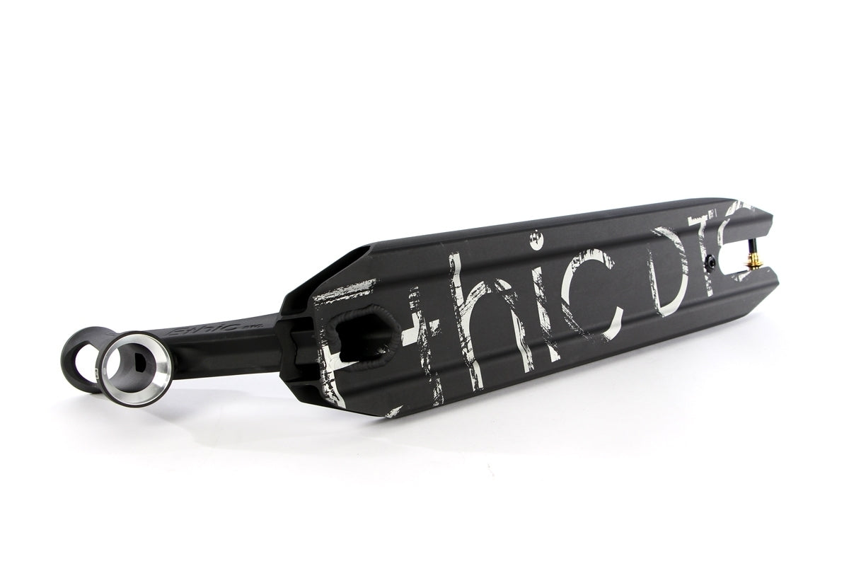 Ethic DTC Artefact V2 - Scooter Deck Black Bottom Deck Design Logo