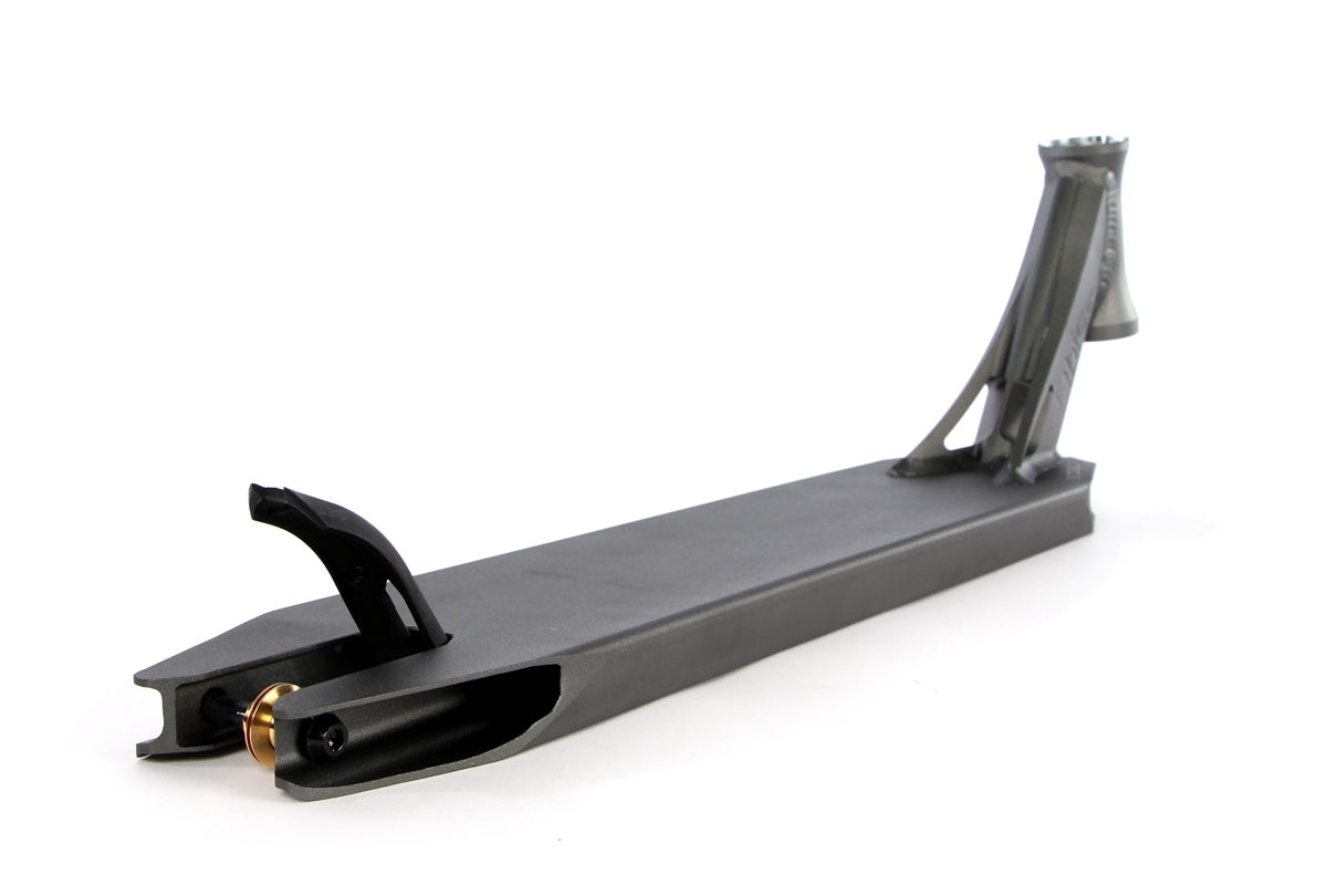 Ethic DTC Artefact V2 - Scooter Deck Grey Angle Back View