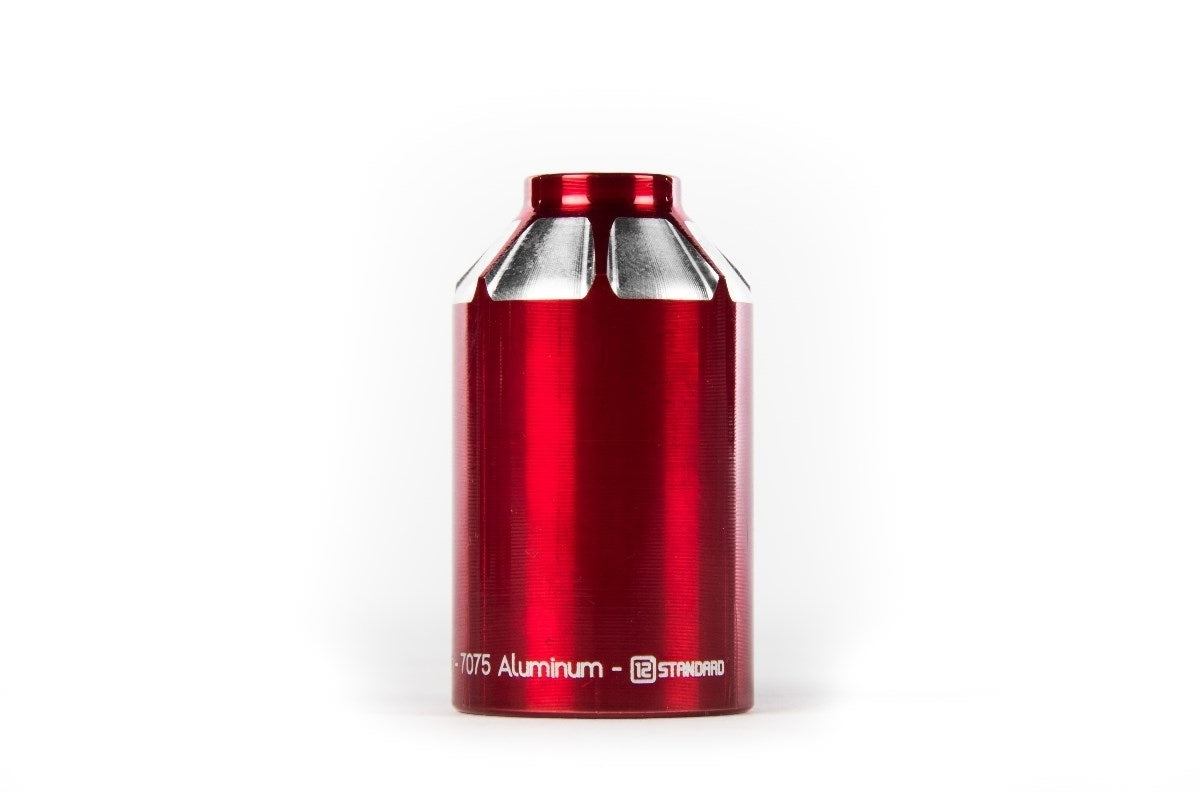 Ethic 12STD Alu 60mm Front (SINGLE) - Scooter Pegs Transparent Red