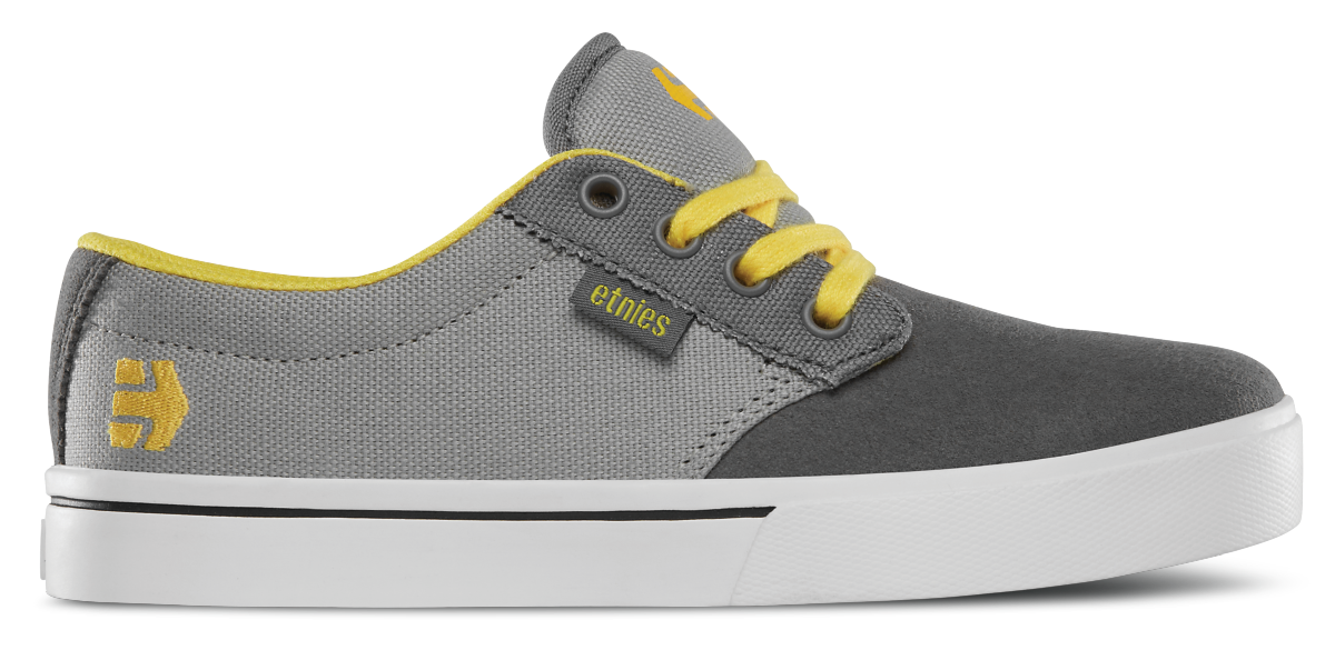 Etnies Jameson 2 Eco Kid, Grey / Yellow, Shoes