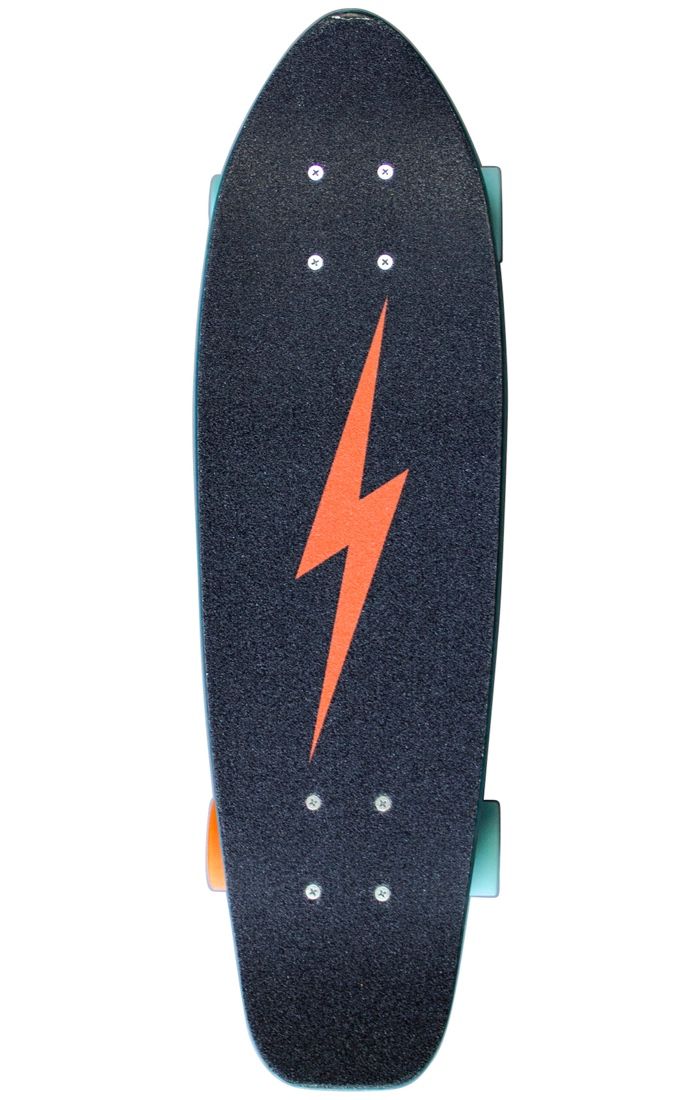 Dusters Bird Bolt Teal 25" - Cruiser Complete Griptape Design