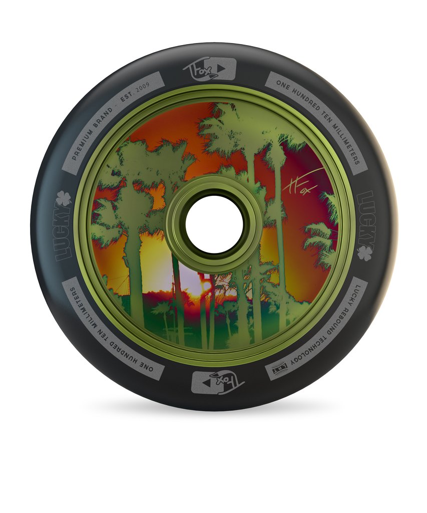 Lucky TFox Sig 110mm Guac Green (PAIR) - Scooter Wheels