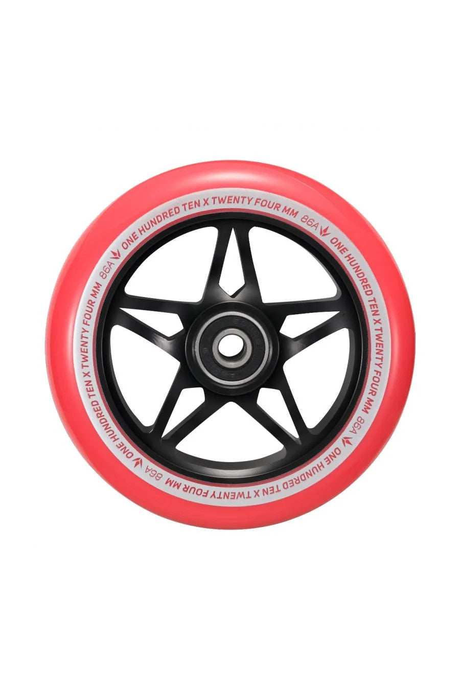 Envy S3 110mm (PAIR) - Scooter Wheels Black Red