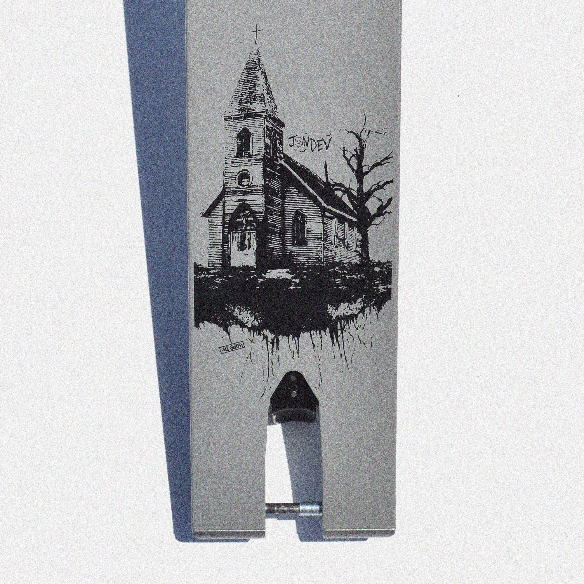 North Scooters Jon Dev Signature - Scooter Deck Graphic Straight