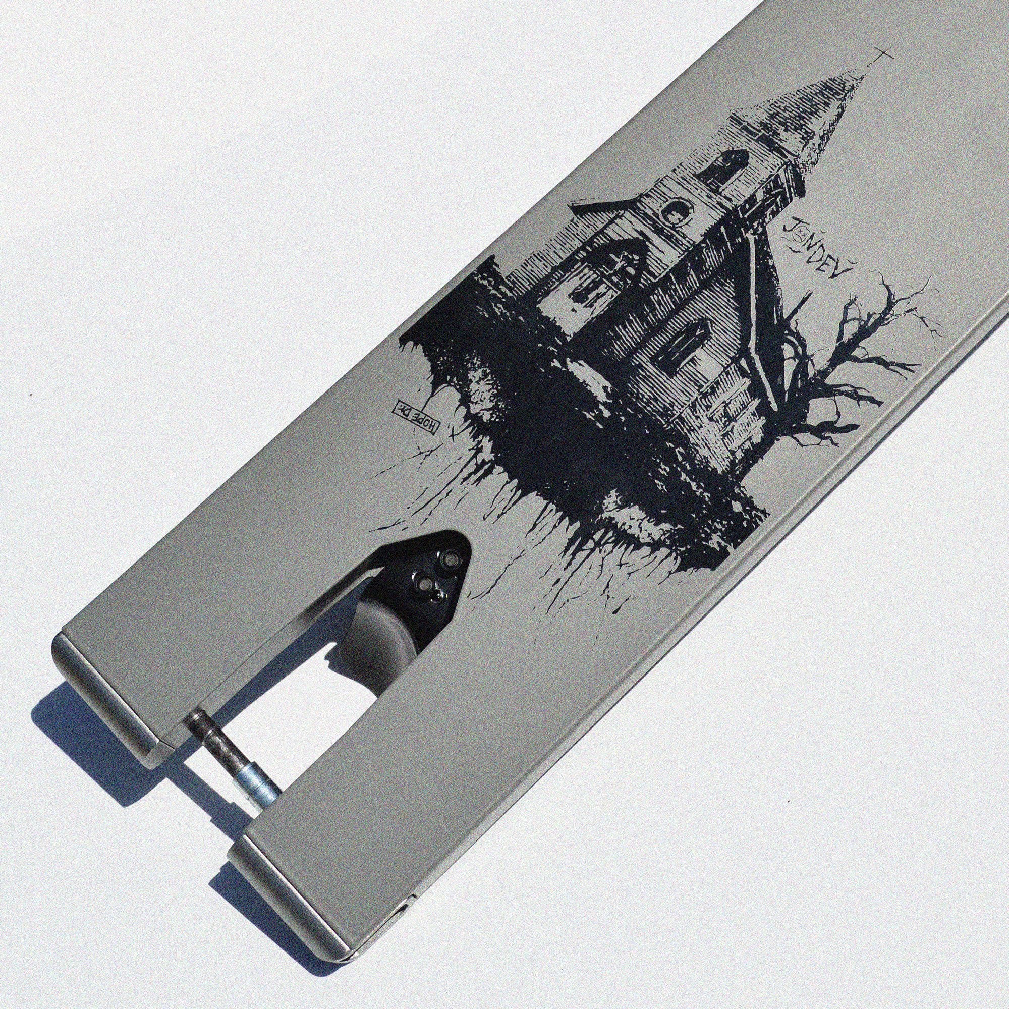 North Scooters Jon Dev Signature - Scooter Deck Graphic Angle