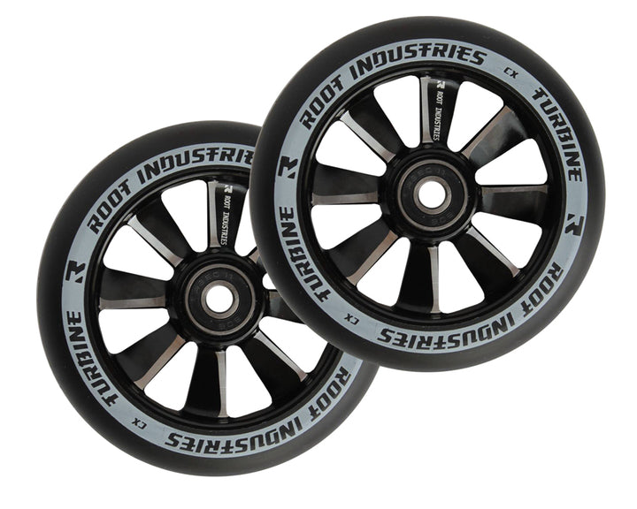 Root Industries Turbine Black PU (PAIR), Scooter Wheels, Black