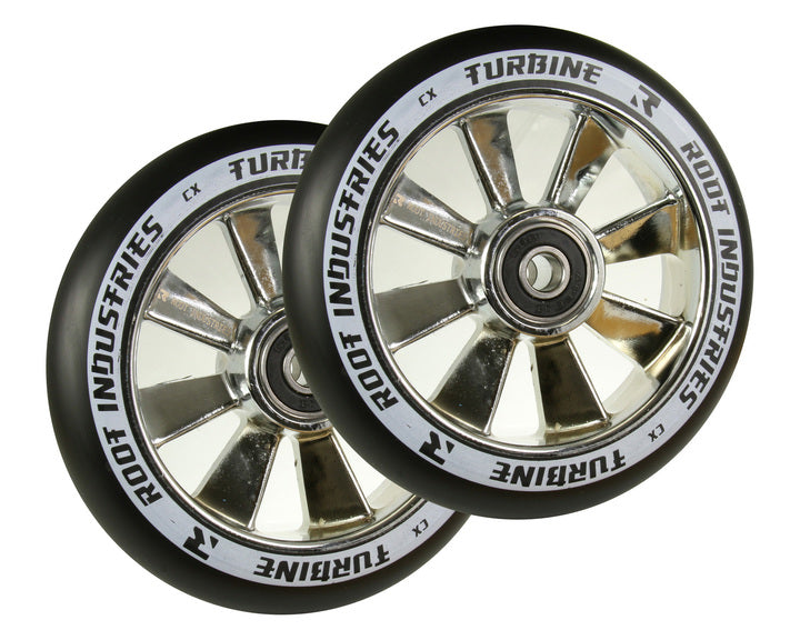 Root Industries Turbine Black PU (PAIR), Scooter Wheels, Mirror
