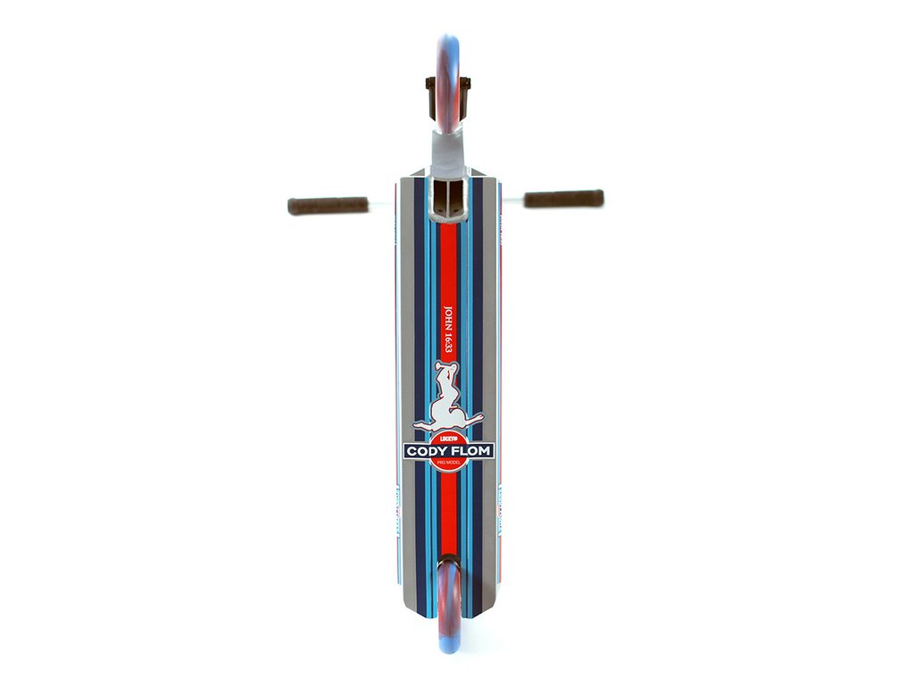 Lucky Cody Flom Signature - Scooter Complete Deck Design Bottom View