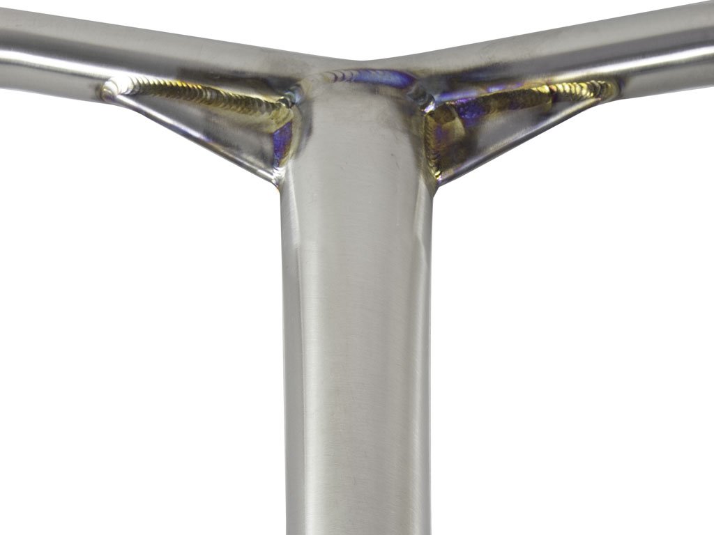 Lucky Kink Titanium With Gussets - Scooter Bars Gussets View