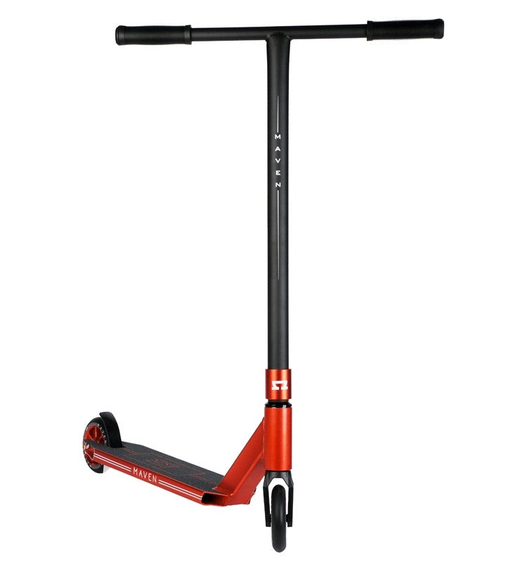 AO Scooters Maven 2018, Complete Scooter, Red Front View