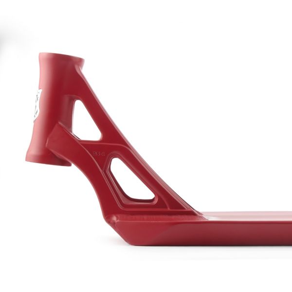 Addict Blacksmith Johann Moreau, Scooter Deck Red, Side Neck View