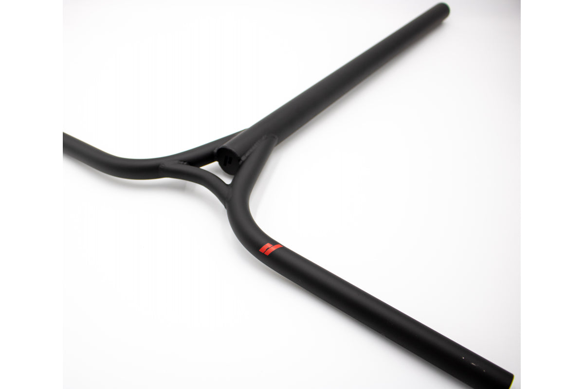 Prime Storm Black - Scooter Bars Back View Y Shape