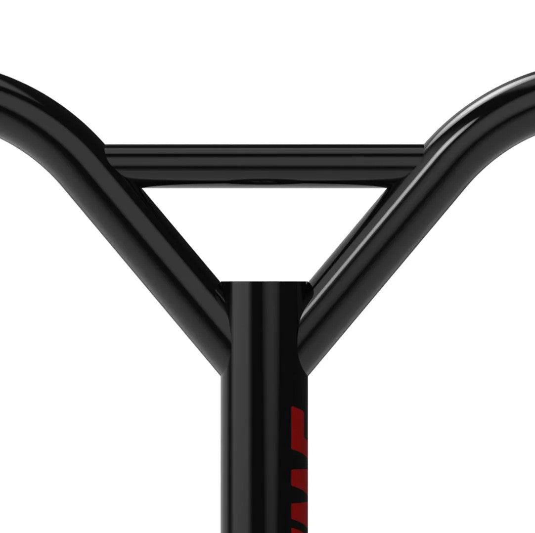 Raw X Prime Black Standard - Scooter Bars Logo RedRaw X Prime Black Oversized - Scooter Bars Y Bar Design