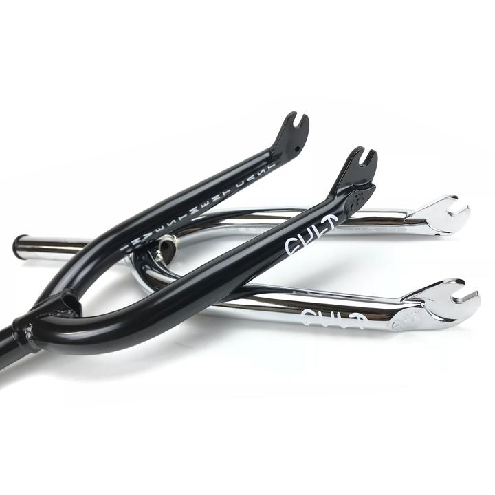 Cult Sect V4 Investment Cast 18mm Offset Chrome - BMX Fork Both Colors